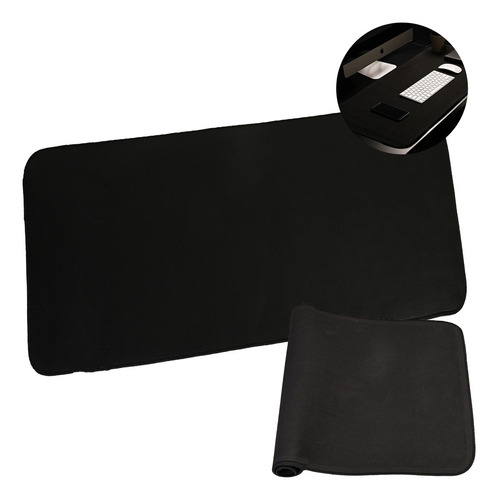 MousePad Destaque Zero Um 90x40 tapete mesa computador notebook cor preto