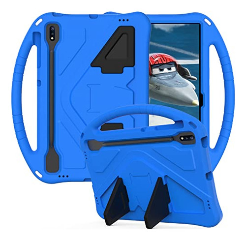 Funda Para Galaxy Tab S7 Fe/s7+/s8+/s9+/s9 Fe+ 12.4 Azul 12.
