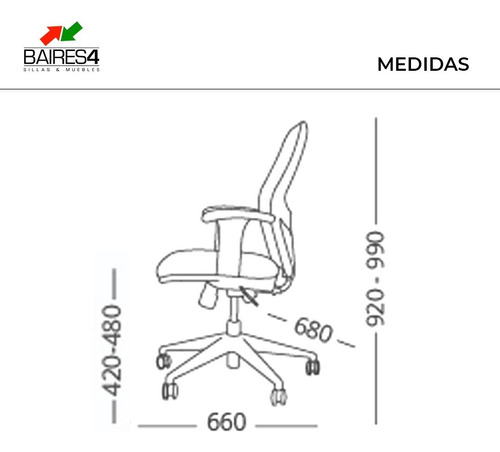 Imagen 7 de 7 de Sillón Gamer Citiz | Contado