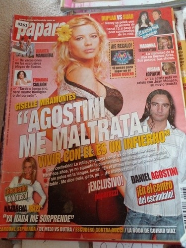 Revista Paparazzi Madonna Repetto Granados 5 12 2008 N369