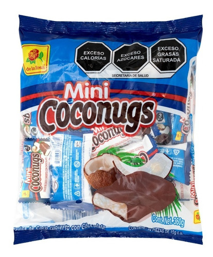 Mini Chocolate Coconugs Coco Rallado 24 Piezas De La Rosa