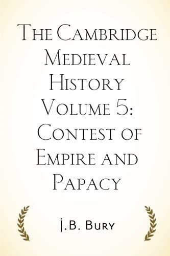 Livro: Em InglĂȘs The Cambridge Medieval History Volume 5: C