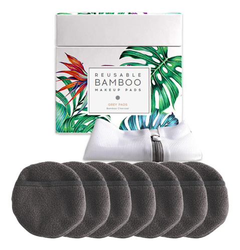 Almohadillas Desmaquillantes Reutilizables De Bambu De Lujo,