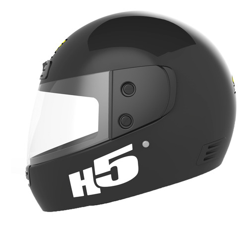 Casco Moto Halcon H5 Integral Negro Tienda Oficial