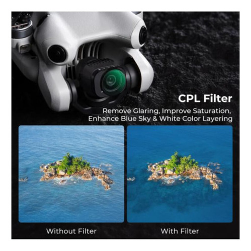 Filtro Cpl + Nd8/nd16/nd32/nd64/nd128 Para Dronde Mini 4 Pro