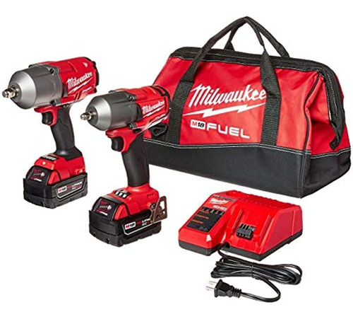 Milwaukee 2 Pc M18 Fuel Auto Kit - Llave De Impacto De 1/2  