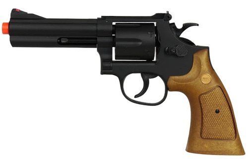 Revólver Airsoft Spring Uhc Ua-933b M586 4 Polegadas 132 Fps
