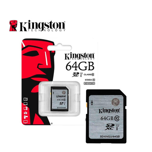 Kingston Sd Xc Clase 10 64 Gb Sd10vg2/64gb