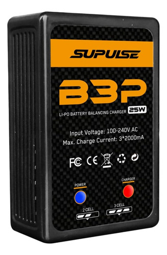 Cargador De Batería Lipo 2s & 3s B3 Pro 25w 220v Supulse