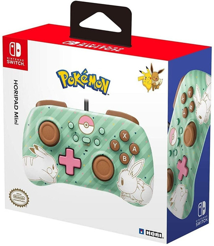 Control Mini Pikachu Eevee Nintendo Switch Nuevo