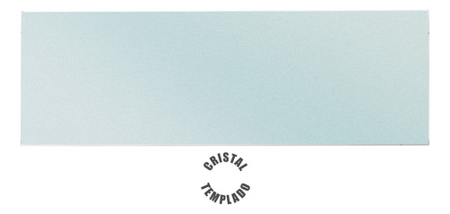 Repisas Cristal Templado 9mm Para Baño / Set De 2: 60x20cm Esmerilado