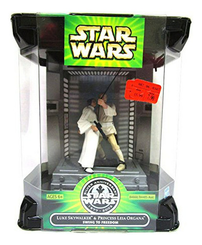 Figuras De Acción Luke Y Leia  Swing To Freedom  Star Wars.