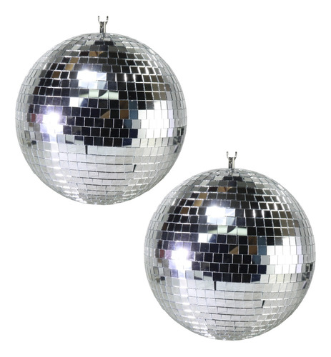 Schalter Bola Disco Motorizada Espejo Cristal 20 Cm 2 Pz