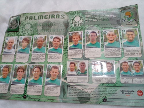 Campeonato Brasileiro Ano 2005 Incompl C/500 Coladas Panini. (Usado)
