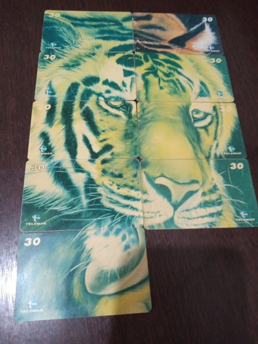 Cartões Telefonicos Montagem Tigre 
