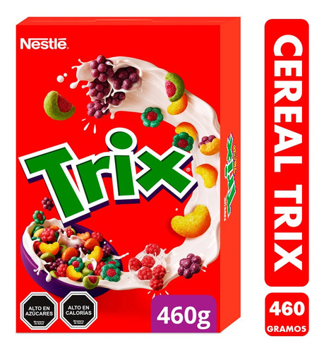 Cereal Trix De Nestlé - Sabores Frutales (caja Con 460 Gr)