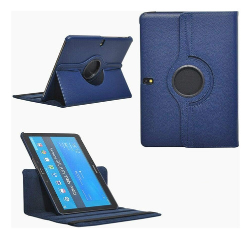 Pt Funda Cuero P/ Galaxy Tab Pro 10.1 Sm-t520/t525 Blue Navy