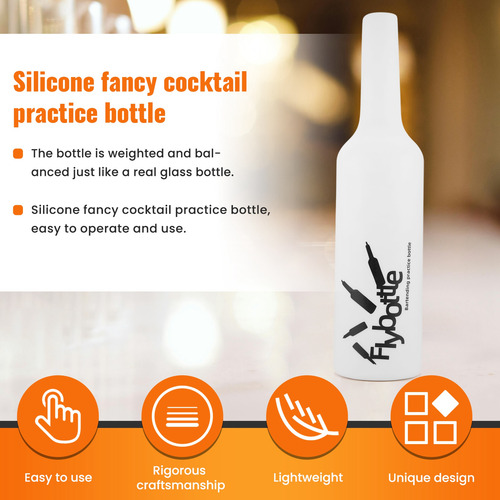 Bar De Silicona White Flair Bartender Barman Practice Pub B