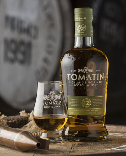 Whisky Tomatin 12 Años Single Malt 700ml En Estuche