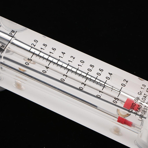 Rotámetro De Caudalímetro Líquido De Agua 0.05-0.5gpm