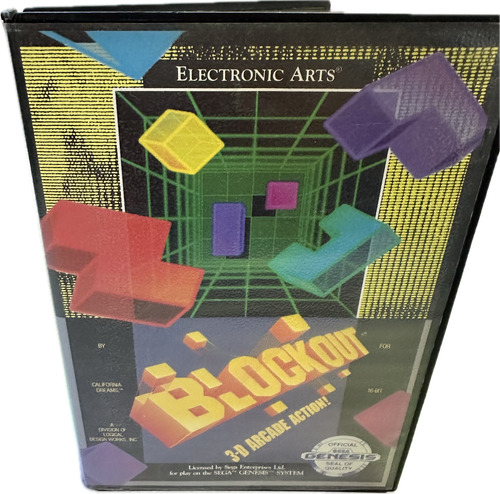 Block Out | Sega Genesis En Caja (Usado)