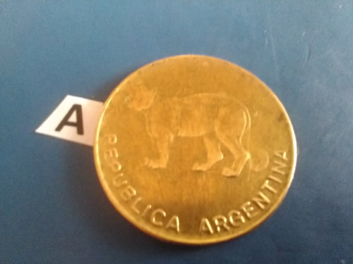 Monedas Argentinas 5 Centavos Austral 1985 Puma (Usado)