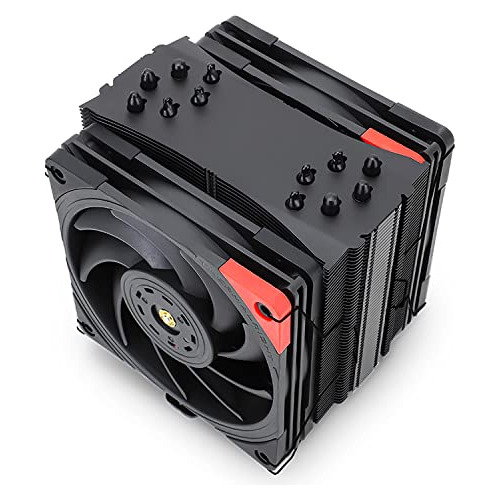 U120ex Rev.4 Enfriador Aire Cpu Negro 6 Tubo Calor Dual