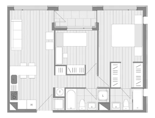 Se Arrienda Hermoso Departamento 2d/2b Con Estacionamiento