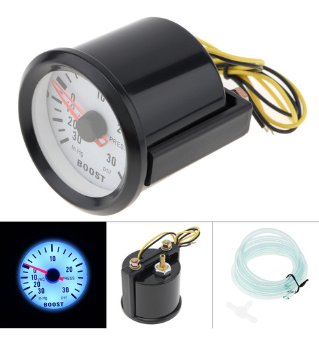 Medidor De Presión Turbo Boost 6032bl 2, 52 Mm, 12 V, Led Az