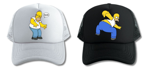 Gorra Homero Simpson Trucker Pack X 2 Deluxe