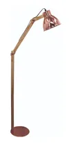 Comprar Lampara Pie Cobre Nordica Madera Moderna Retro Living Dab Estructura Cobre Mate Pantalla Cobre Mate