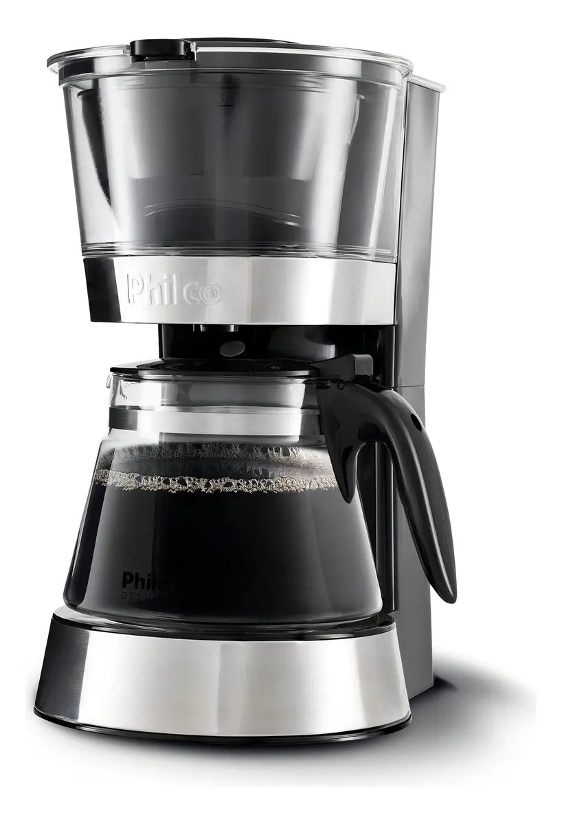 Cafeteira Elétrica Pcf32pi Design 30 Xícaras Philco Preto E Inox