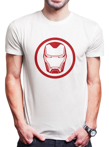 Polo Varon Iron Man Face 2 (d1453 Boleto.store)