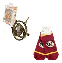 Comprar Colgante Collar Giratiempo Harry Potter Mas Soquete Platafor Combo Giratiempo Mas Soquete