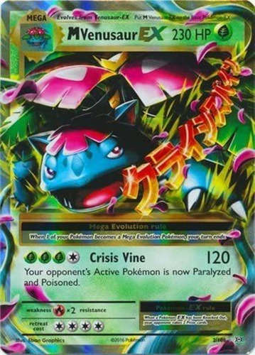 Pokemon - M/mega Venusaur-ex (2/108) - Evoluciones Xy - Holo