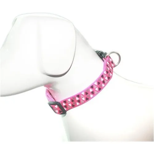 Collar Triángulo Fucsia Talla Xs Perro Mascan Rosa