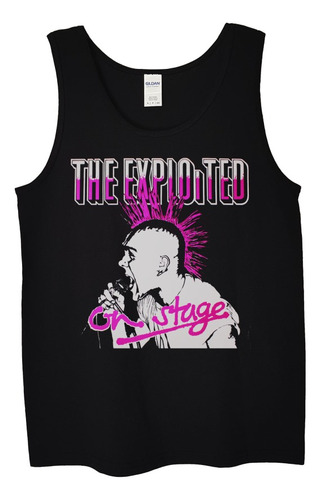 Polera Musculosa The Exploited On Stage Punk Abominatron