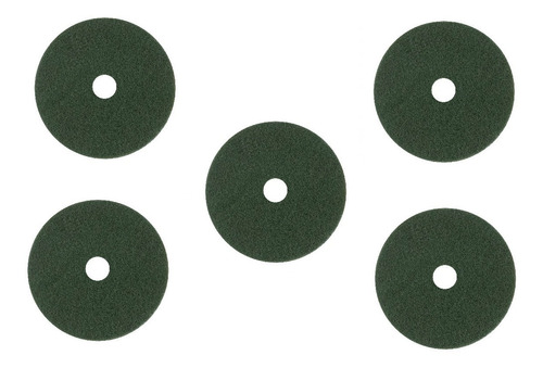 Imagen 1 de 6 de Discos Pad De Fibra Para Pulidora 20 Pulgadas Verde 5 Piezas