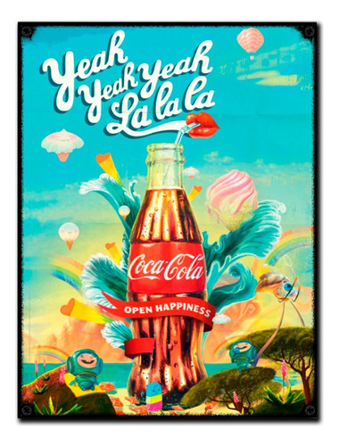 #95 - Cuadro Vintage 30 X 40 - No Chapa Coca Cola Afiche 