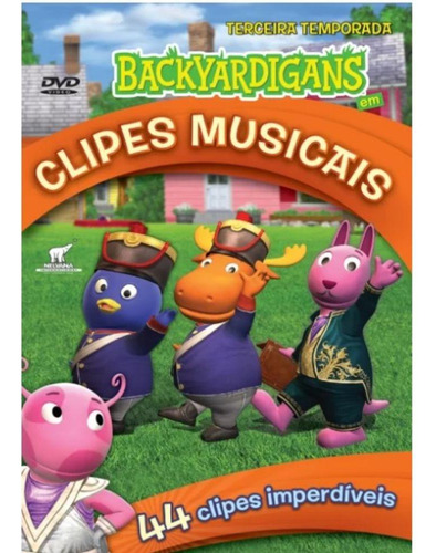 Dvd Backyardigans Em Clipes - 3ª Temporada - 44 Clipes