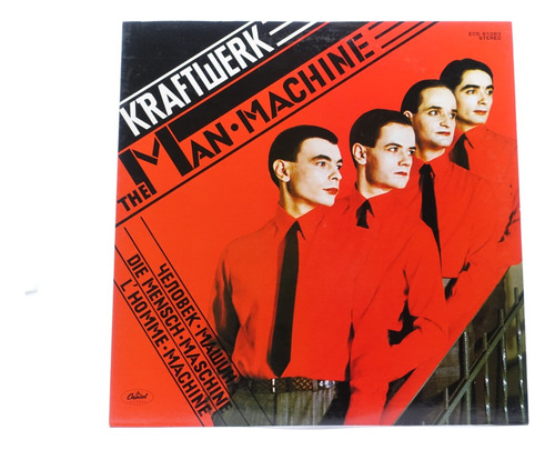 Vinilo Kraftwerk The Man Machine 1era Edición Japonesa 1978