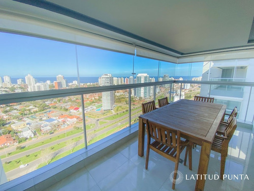 Imagen 3 de 30 de Pent House En Mansa, 3 Dormitorios Y Parrillero - Punta Del Este Mansa