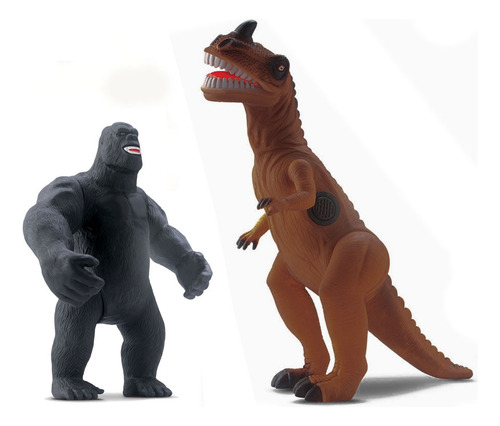 Dinosaurio Goma Soft Tiranosaurio Rex Con Sonido King Kong