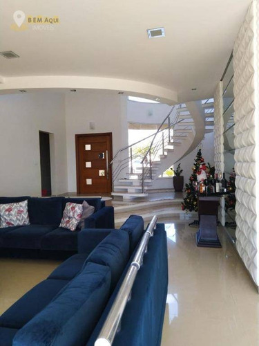 Imagem 11 de 30 de Casa Com 4 Dormitórios À Venda, 450 M² Por R$ 1.800.000,00 - Condomínio Palmeiras Imperiais - Salto/sp - Ca1436