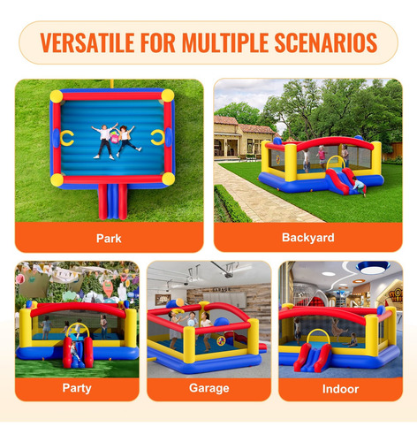 Trampolín Brincolín Inflable Niños 4.5 X 4.4 Mts