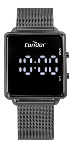 Relógio Condor Feminino Mesh Preto Comd1202aj4f