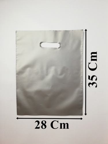 Kilo Bolsa Tipo Boutique 28x35 Cm Color Plata