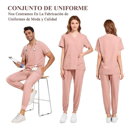 Natural Uniforms - Conjunto De Ropa Quirúrgica Para Unisex