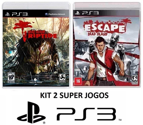 Escape Dead Island + Riptide - Midia Fisica Lacrado - Ps3 