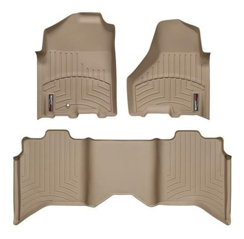 Tapetes Weathertech Ram 2009-2011 Doble Cab 1ra+2da Filas 